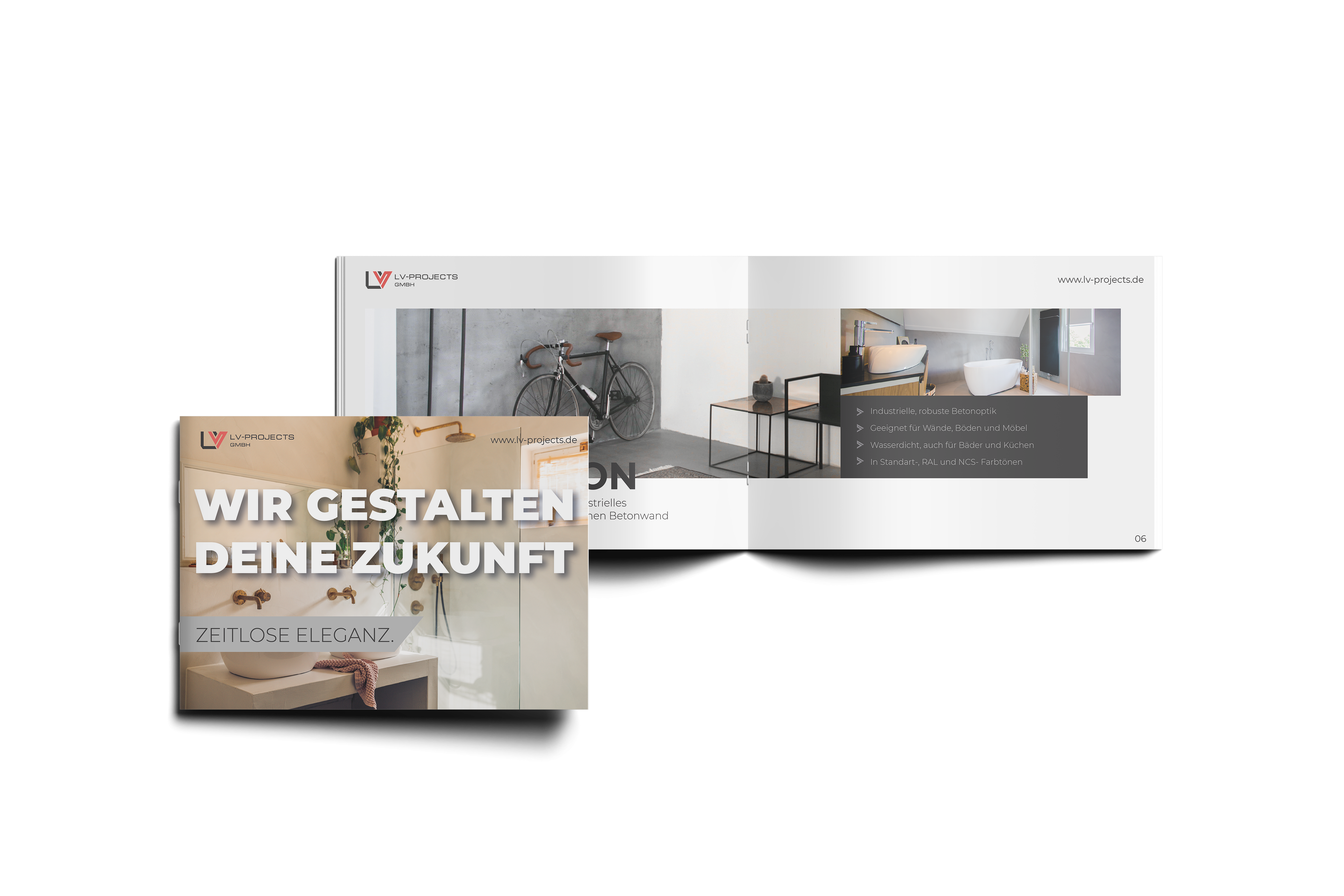 LV Projects GmbH Wir Gestalten Deine Zukunft Broschüre